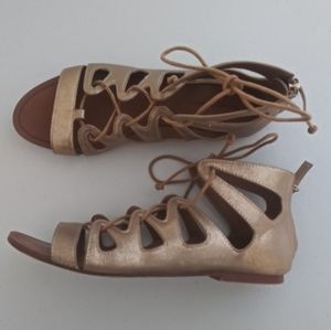 Zara Basic Collection Gladiator Sandal Size 8 - 38